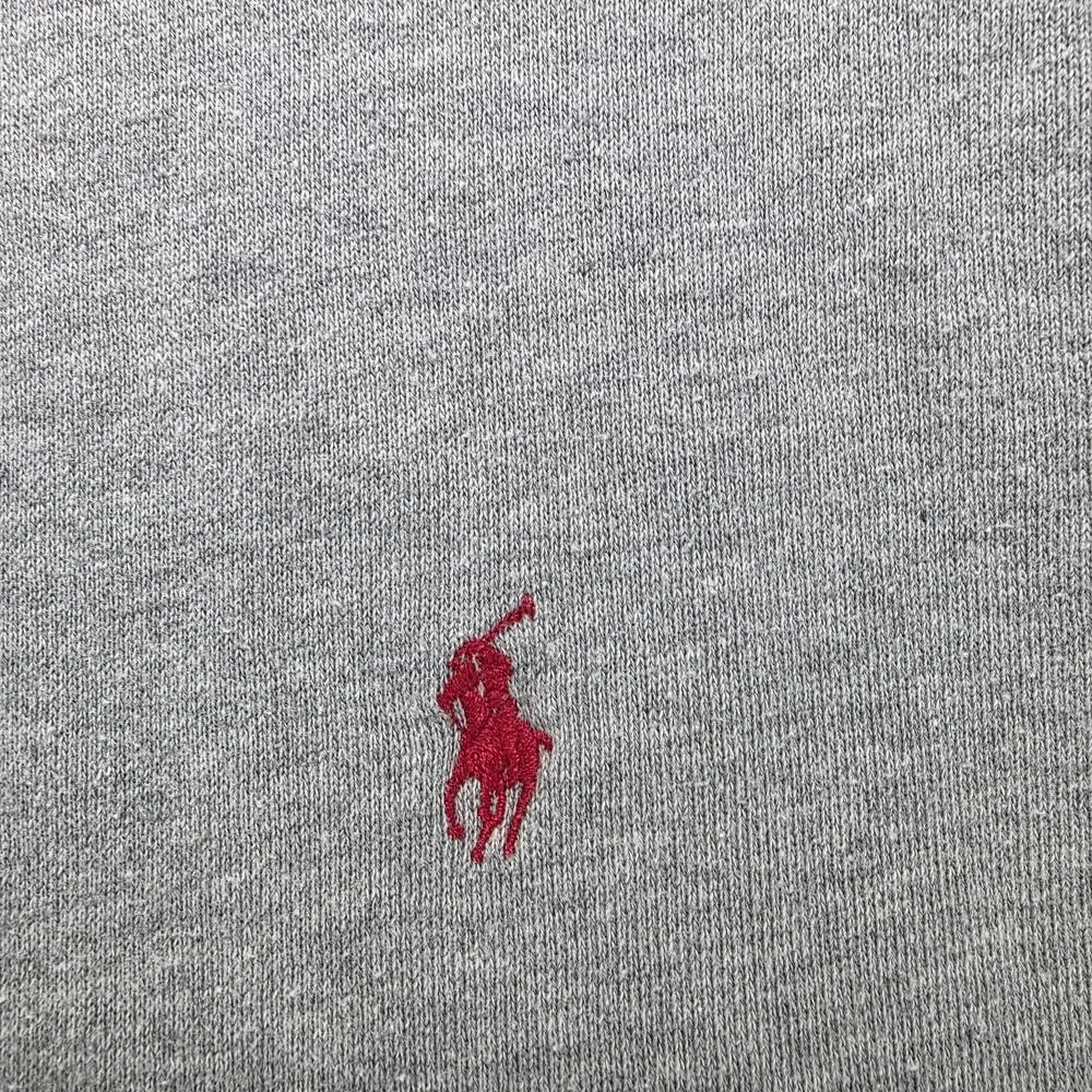 Polo Ralph Lauren Sweatshirt Mens L Gray Pullover Fleece Embroidered Logo